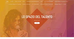 Desktop Screenshot of lospaziodeltalento.com